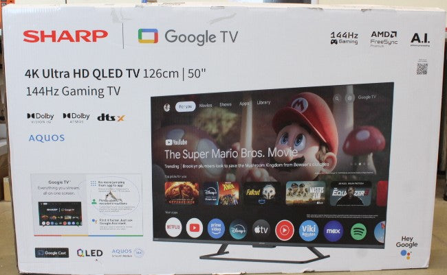 Sharp 50HR7265E, SALE OUT. Sharp 50HR7265E, Smart TV, Google TV