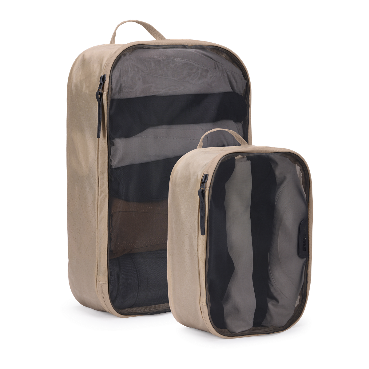 Thule Packing Cube Set, 1x Medium, 1x Small, Gentle Beige