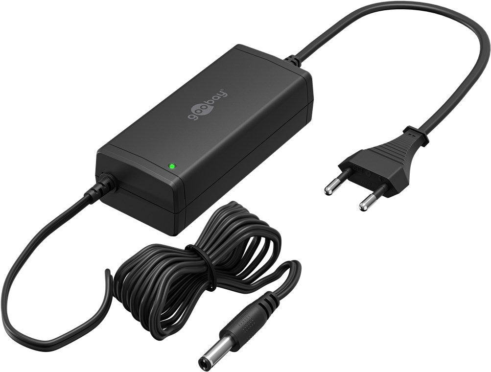 Goobay 64980 — 12 V Power Supply (36 W/3.0 A), Black