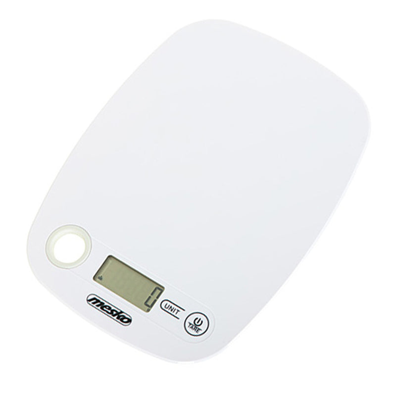 Mesko MS 3159w — Kitchen scale, Maximum weight (capacity) 5 kg, Graduation 1 g, Display type LCD