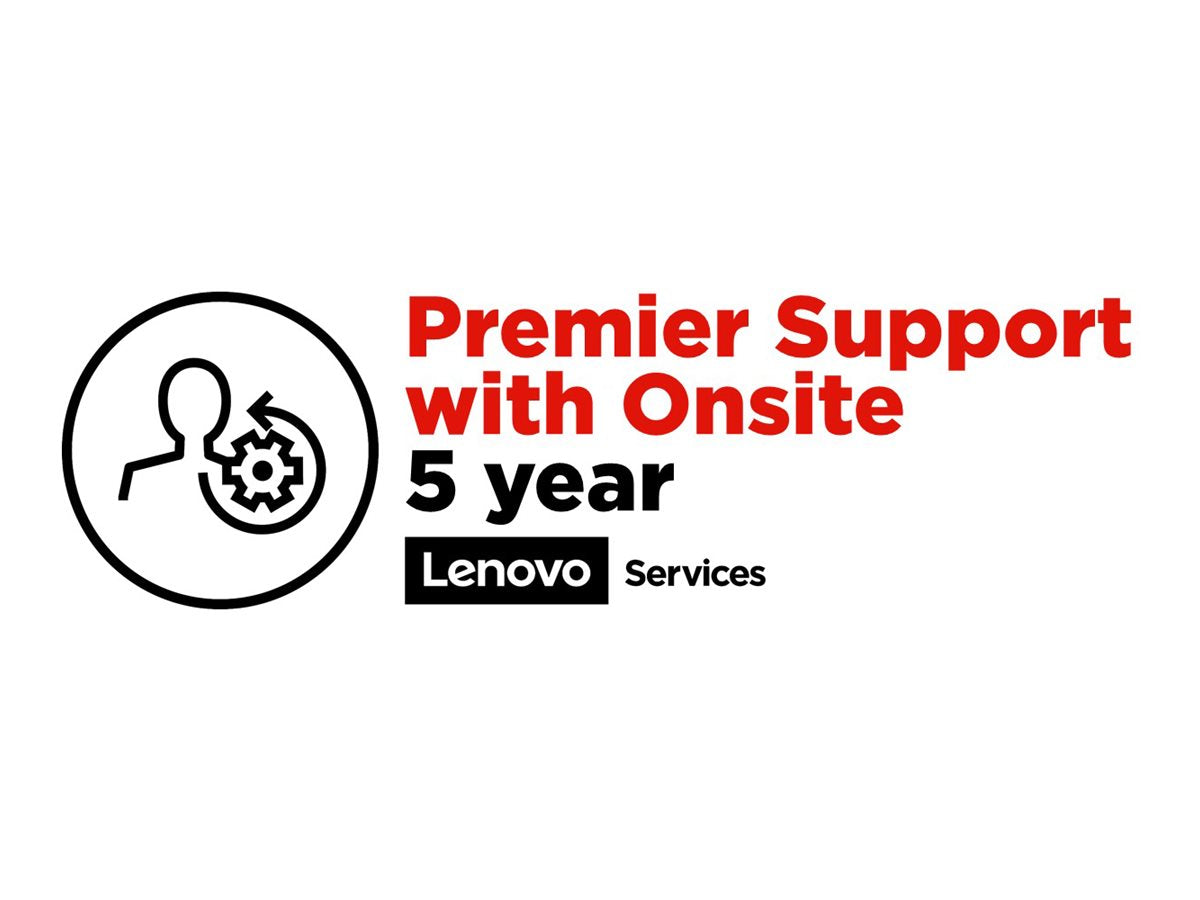 Lenovo Warranty 5Y Premier Support (Upgrade from 1Y Courier/Carry-in), 5 year(s)