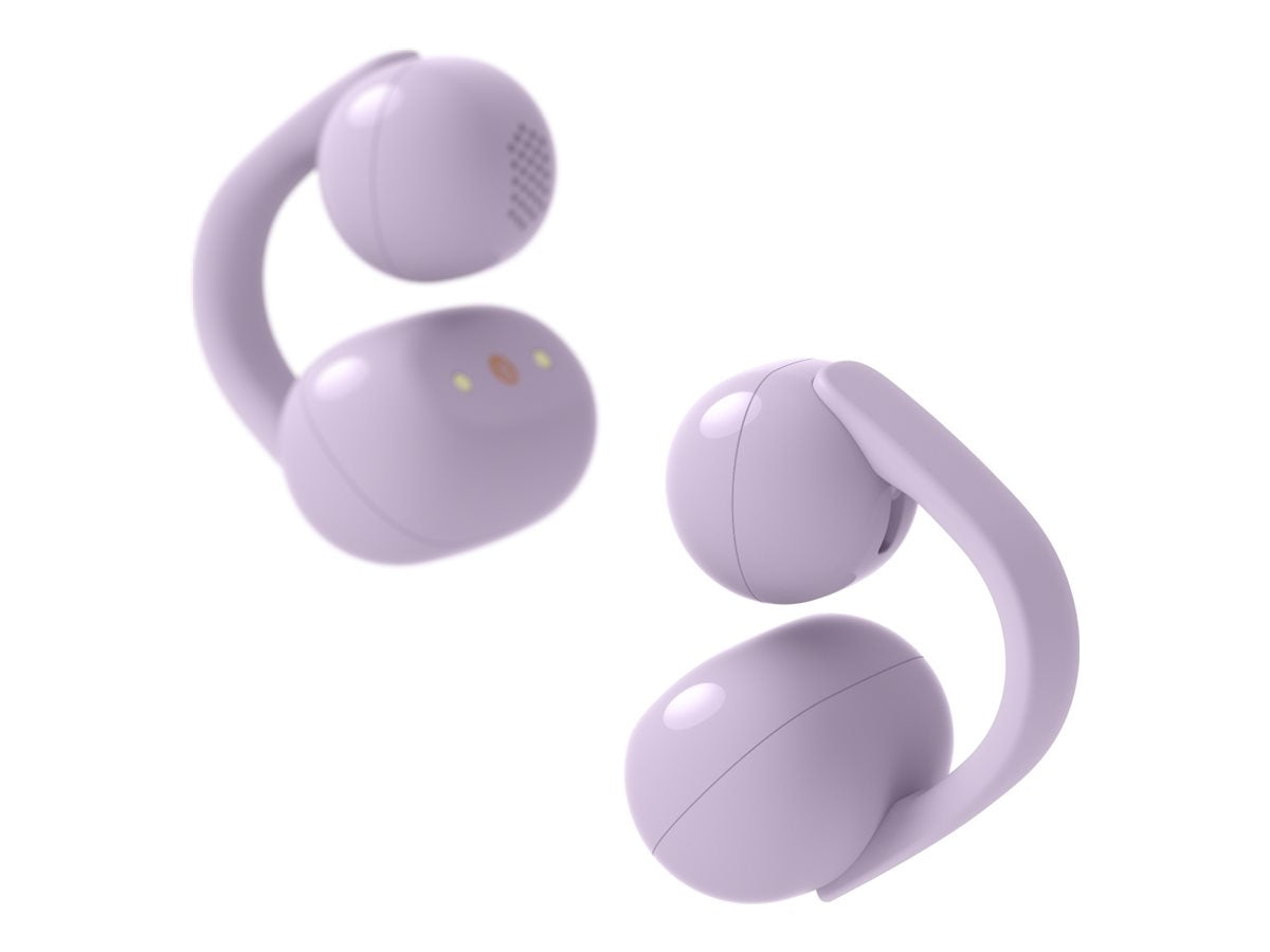 Sony Earbuds LinkBuds WF-LC900 Clip, Bluetooth, Open-Ear, Lavender