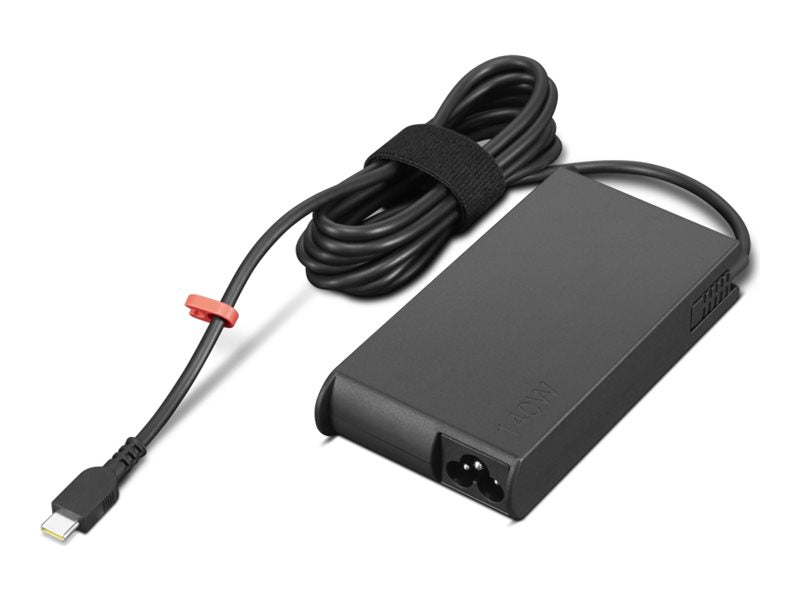 Lenovo ThinkPad Mobile Workstation 140W USB-C GaN Slim AC Adapter-EU, 1 x 24 pin USB-C, 140 W, 28 V