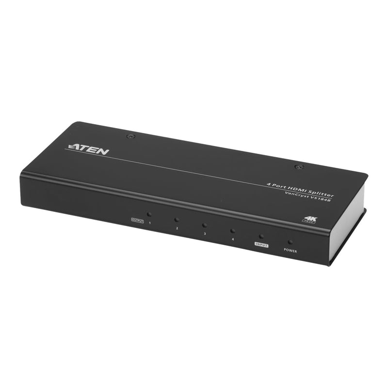 Aten VS184B — 4-Port True 4K HDMI Splitter, Warranty 24 month(s)