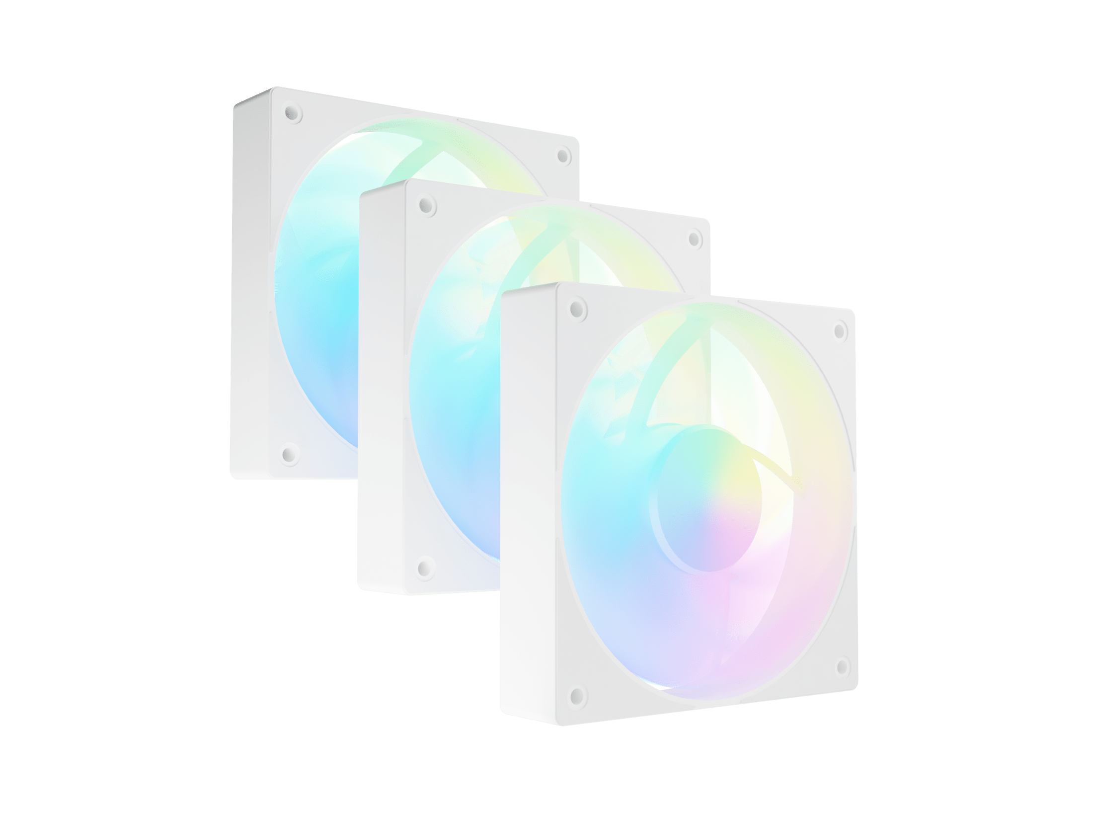 Fury Fan Sai S12 ARGB PWM, 3-pack, White