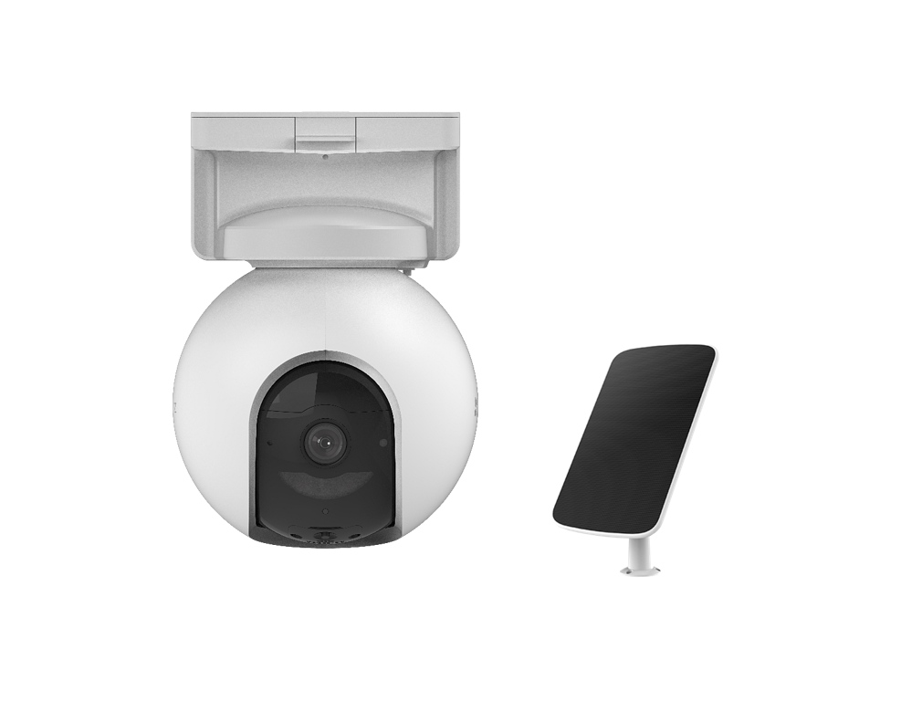 EZVIZ CS-EB8 4G — Battery-powered PT camera with solar panel, PTZ, 8 MP, 4 mm