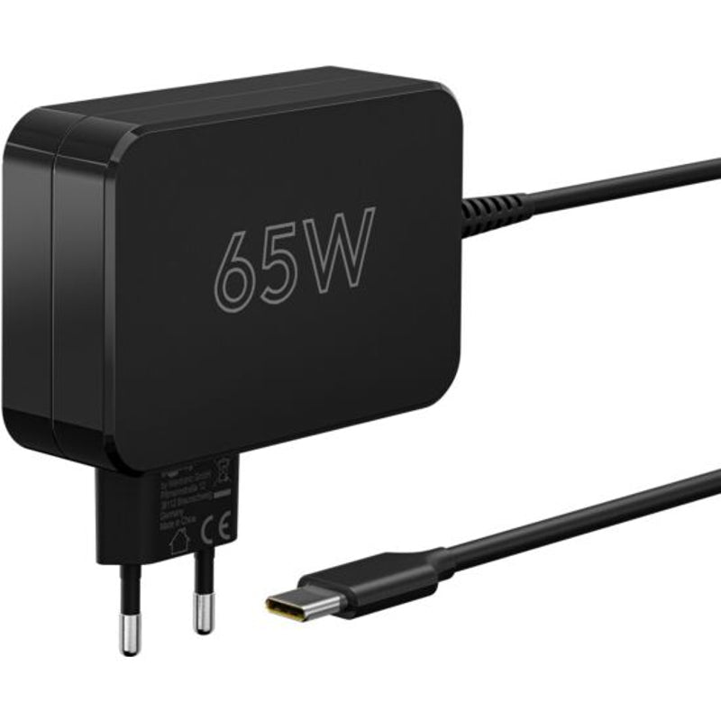 Goobay 65419 — USB-C Charger for Laptops (65 W)