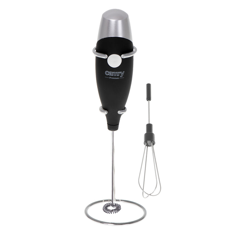 Camry CR 4501 — Milk Frother, Black/Stainless Steel