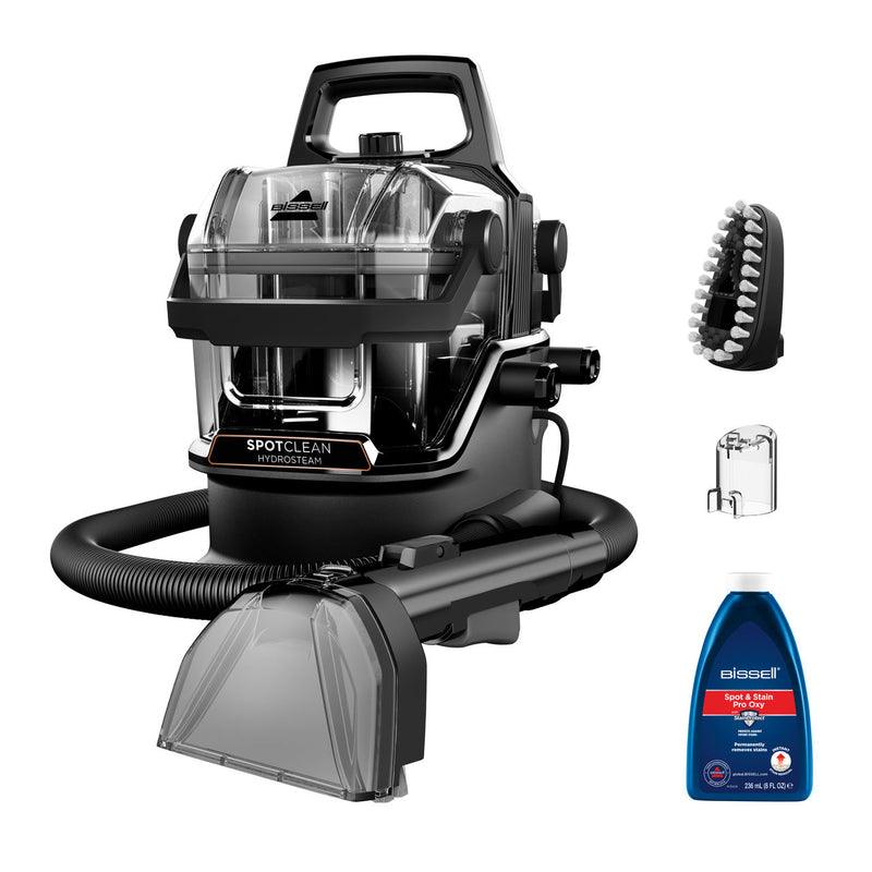 Bissell SpotClean HydroSteam Select — Portable Carpet and Upholstery Cleaner, Corded operating, Washing function, 1000 W