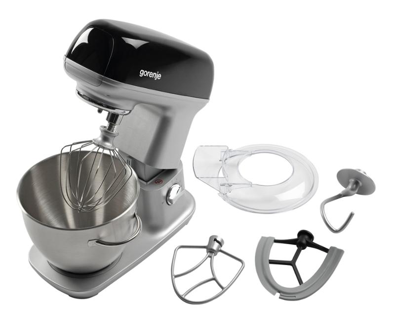 Gorenje MMC1000RLBK — Kitchen machine, 1000 W, Number of speeds 7, Bowl capacity 4.5 L