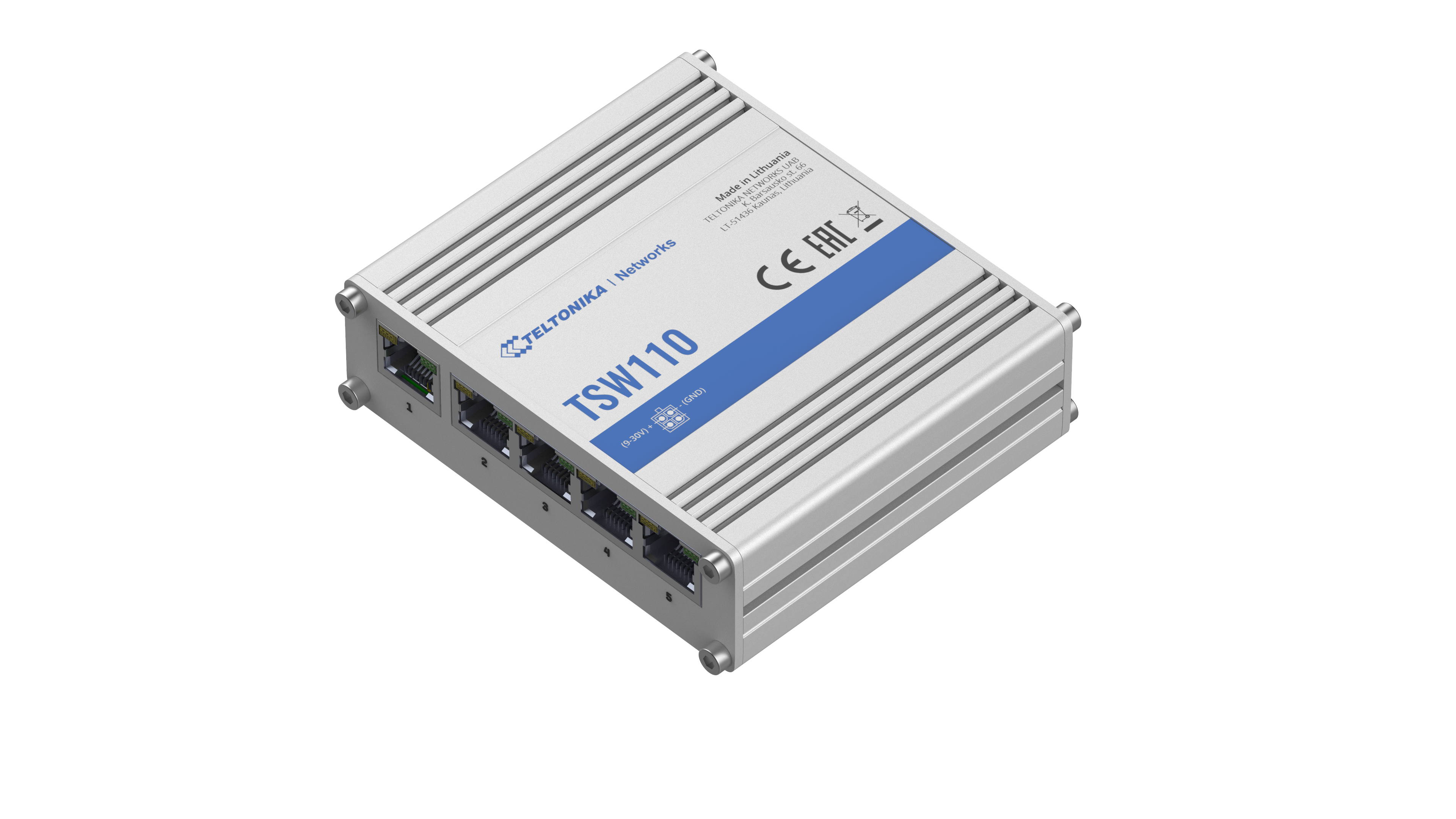 Teltonika Switch TSW110, Unmanaged, 10 Gbps (RJ-45) ports quantity 0, SFP ports quantity 0