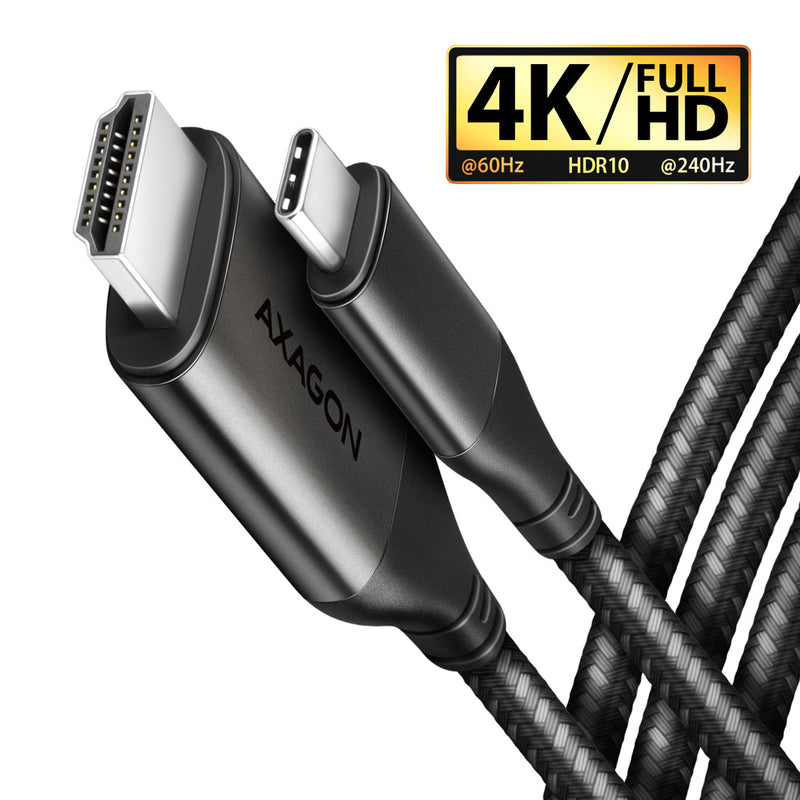 AXAGON — Active converter, USB-C to HDMI, 1.8 m