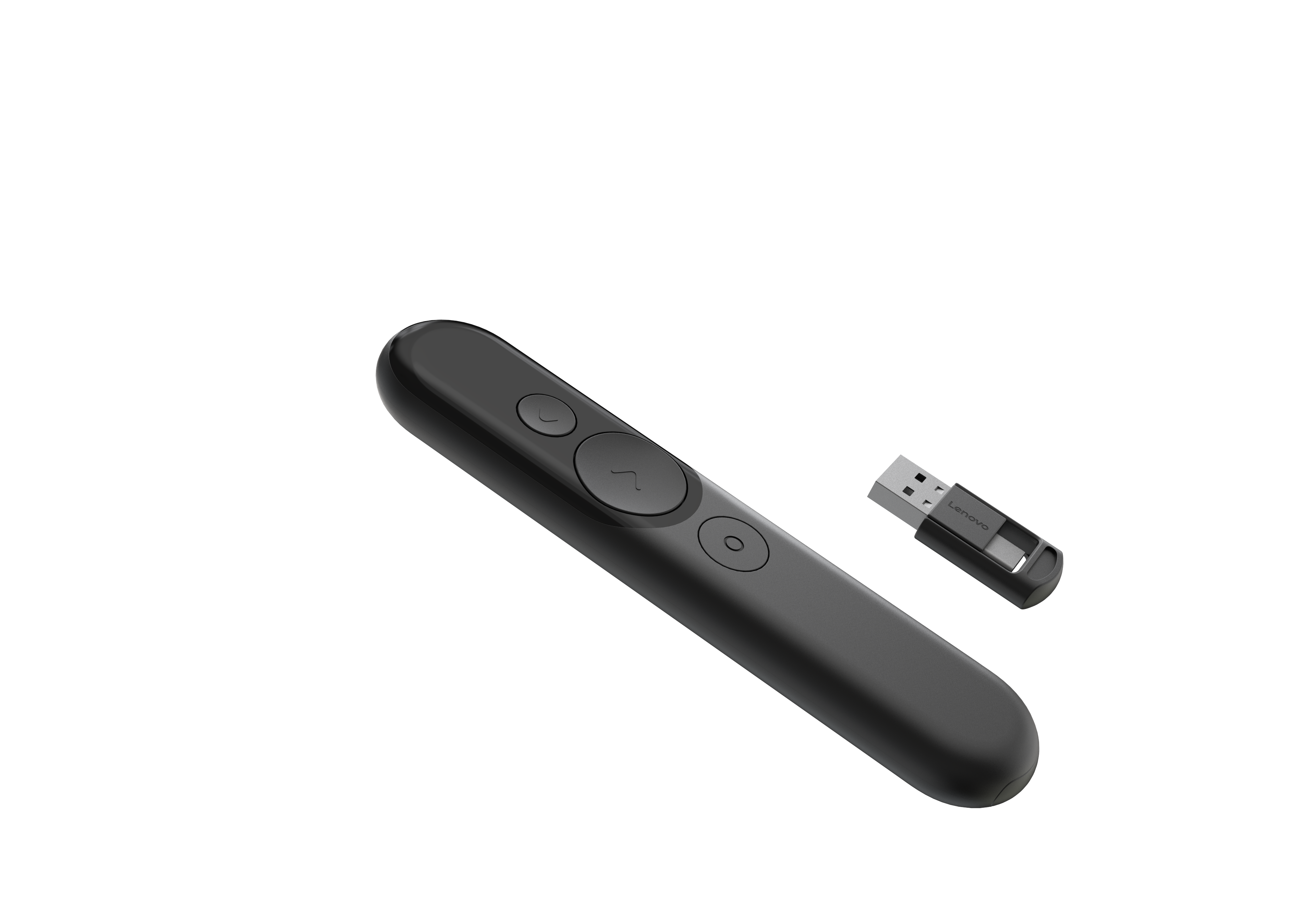 Lenovo Laser Rechargeable Presentation Remote, Black