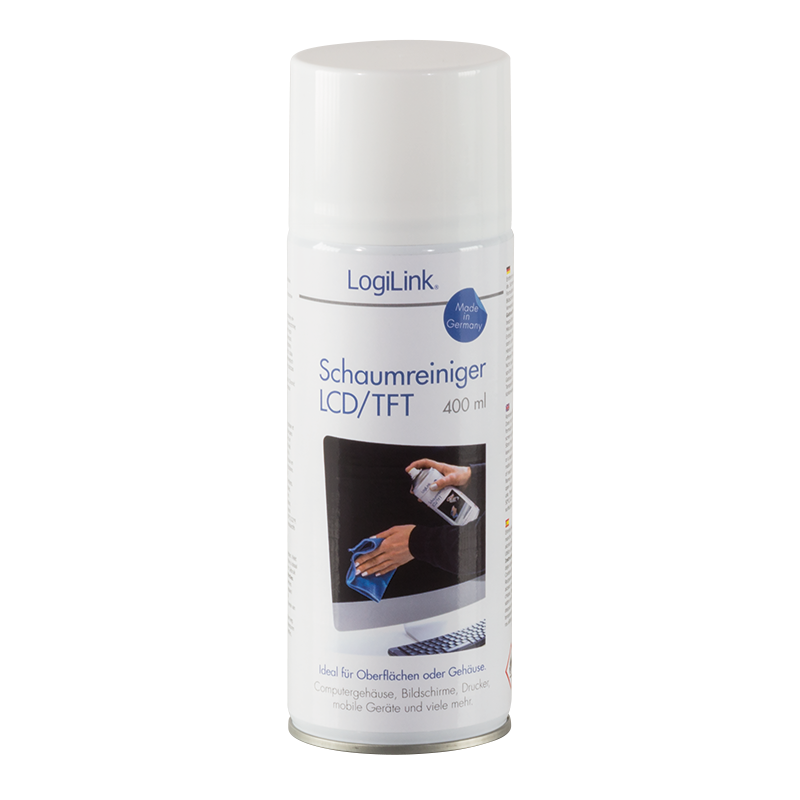 Logilink RP0012, Foam Cleaner for LCD / TFT screens, 400 ml
