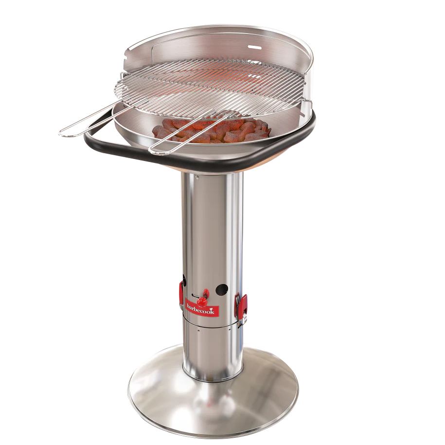 Barbecook BC-CHA-1005 — Charcoal Barbecue Loewy 50 SST, 51.5 x 56 x 99 cm, Silver