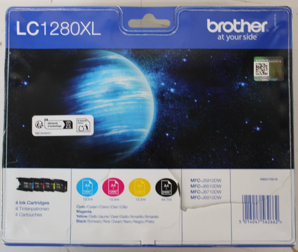Brother Multipack LC1280XL, Ink Cartridge, Magenta, Cyan, Yellow, Black
