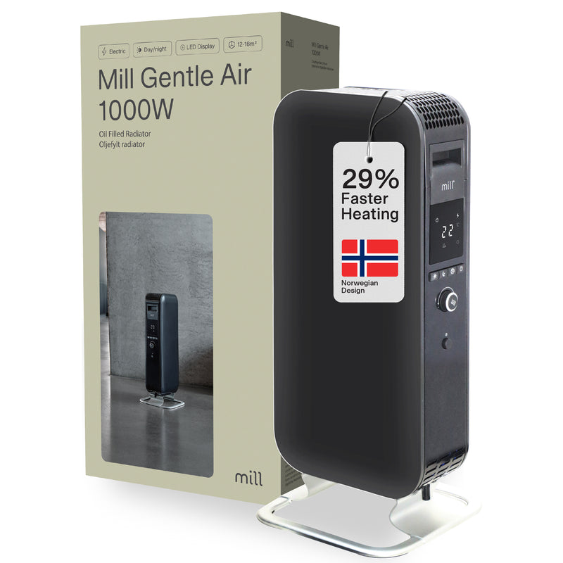 Mill Heater AB-H1000DN, Oil Filled Radiator, 1000 W, Number of power levels 3