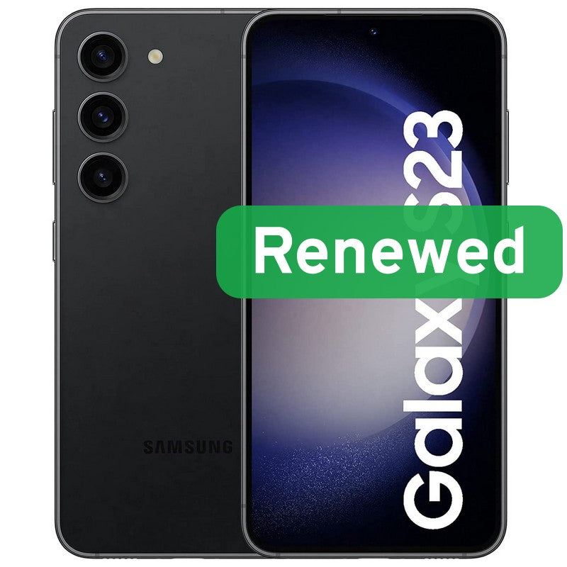 Samsung Renewed Grade C — Galaxy S23, Phantom Black, 6.1 ", 256 GB