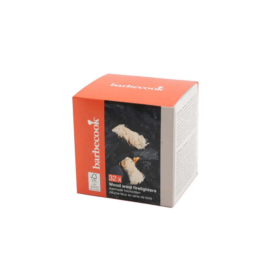 Barbecook BC-ACC-7426 — Wood wool firelighters 32 pieces FSC (per 12pcs)
