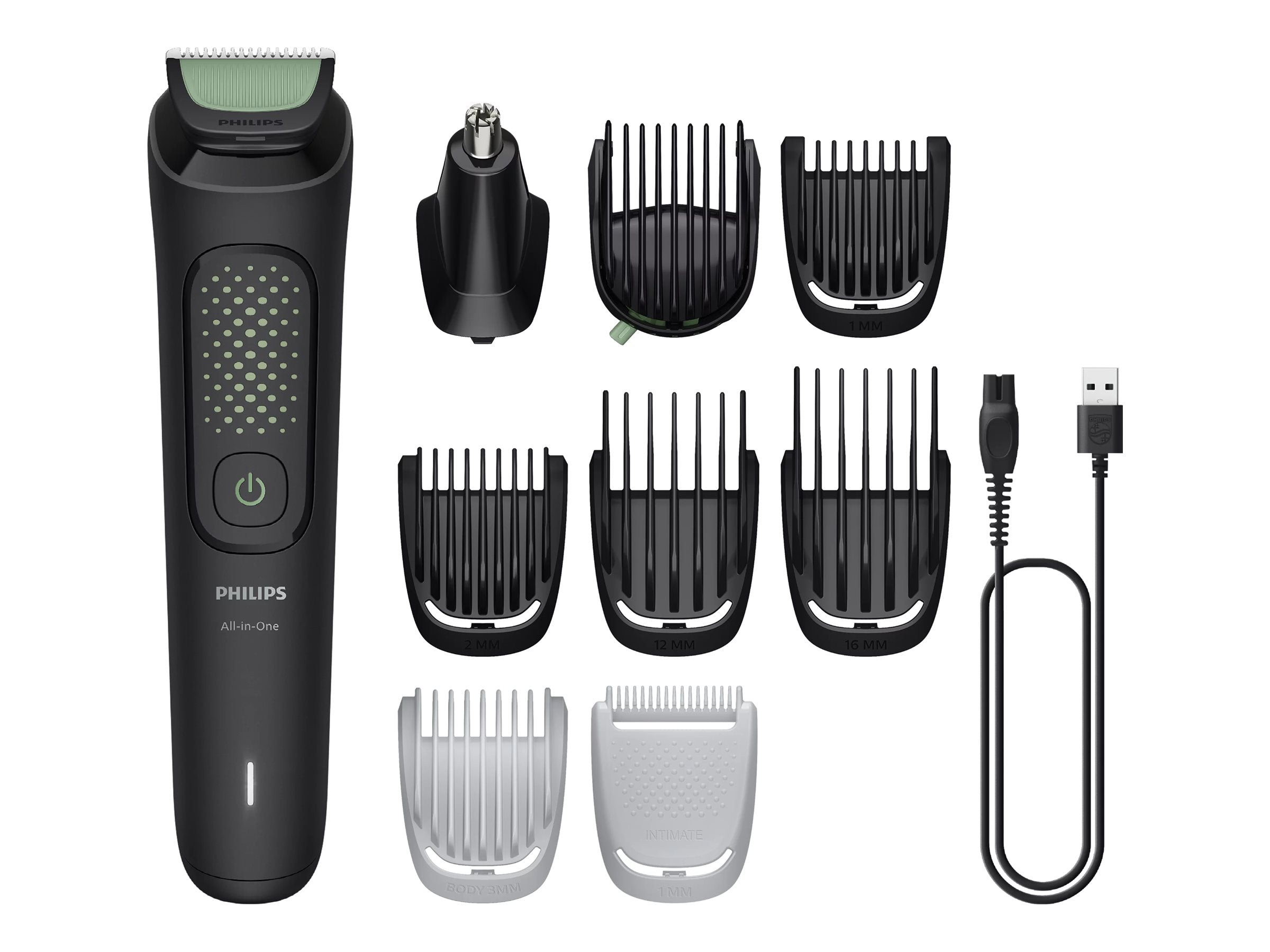 Philips MG3946/15 Series 3000 — Hair trimmer, Cordless, Number of length steps 12, Black