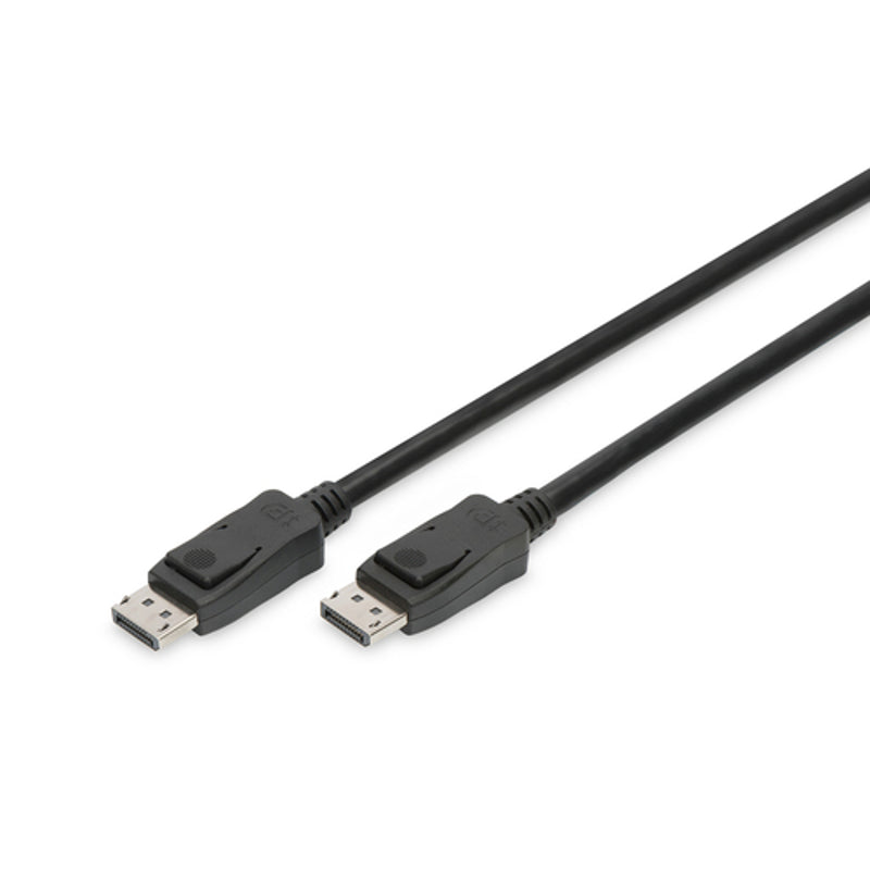 Digitus AK-340106-010-S — DisplayPort Connection Cable, DisplayPort Male (Version 1.3/1.4)