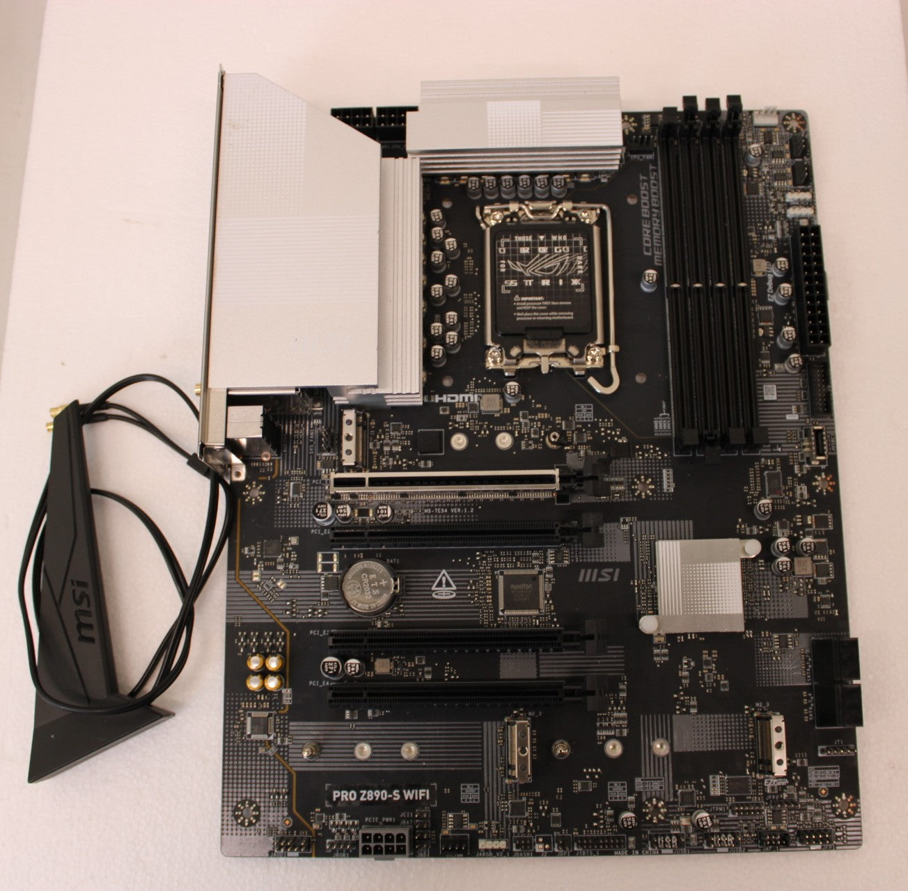 MSI PRO Z890-S WIFI, Processor family Intel, Processor socket LGA1851, DDR5