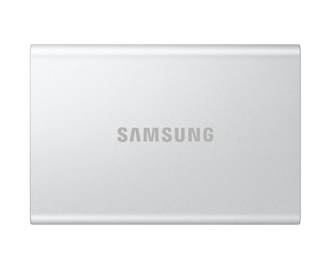 Samsung SSD T7 Resurrected, 2000 GB, USB 3.2 Gen 2 (10 Gbps), Silver