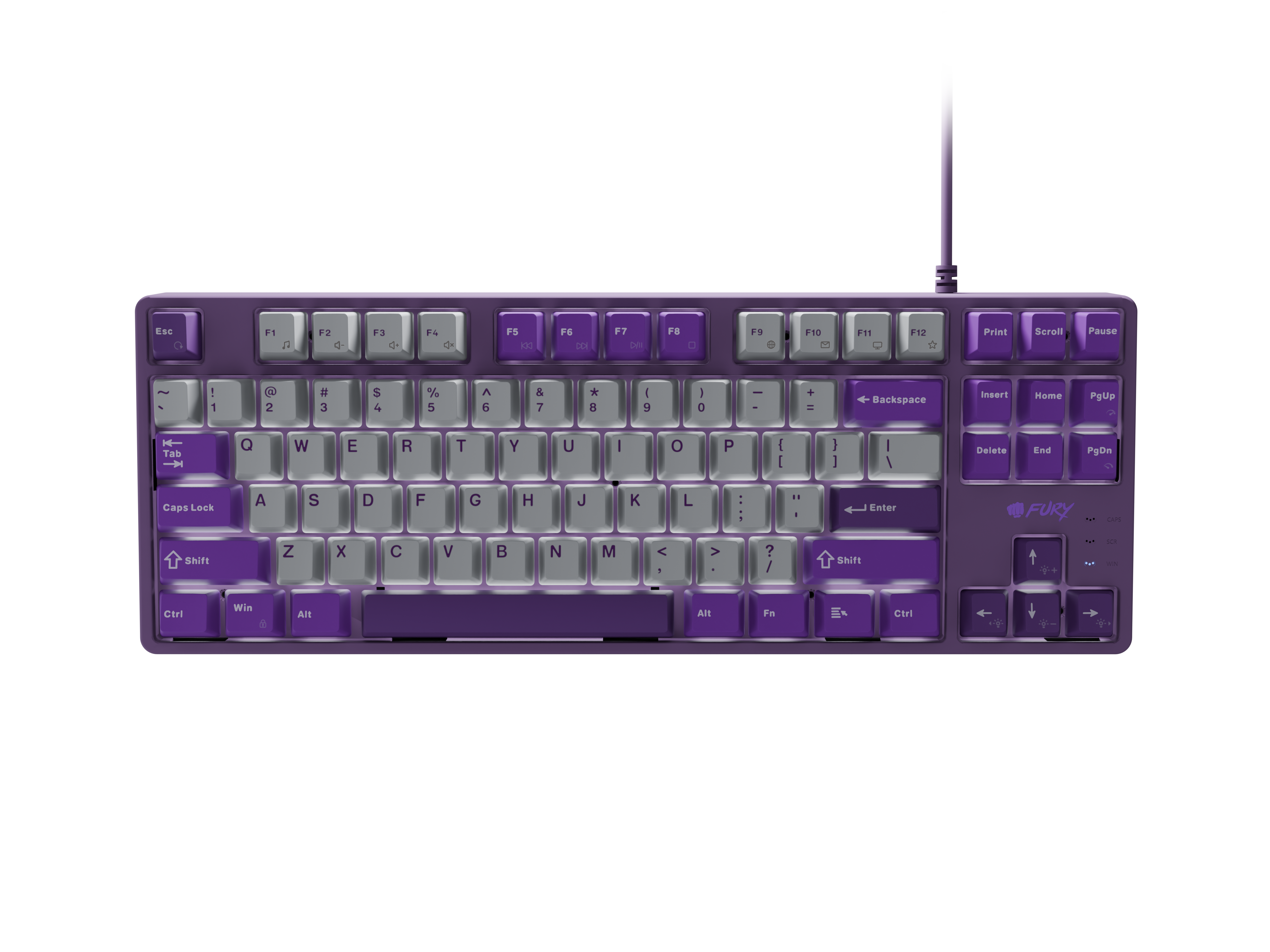Fury Kanabo K2, Gaming Keyboard, Wired, US