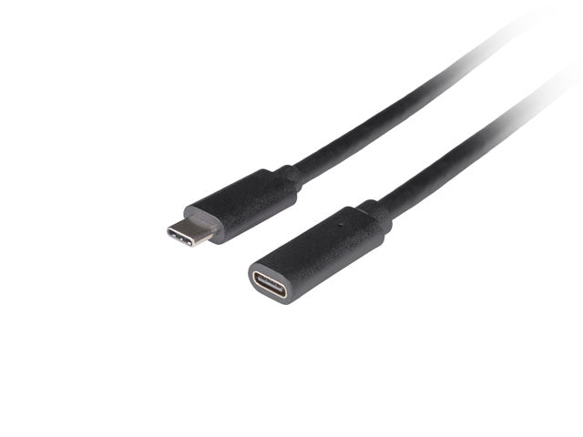 Lanberg CA-USBE-20CC-0015-BK — USB-C M/F 3.1 Cable