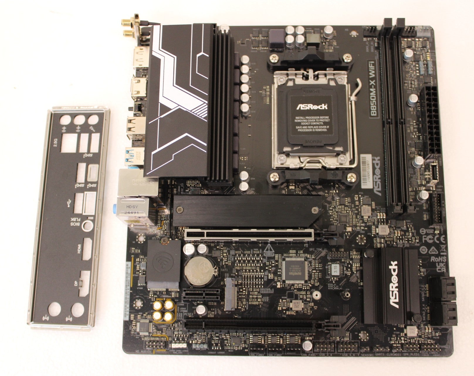 ASRock B850M-X WIFI, Processor family AMD, Processor socket AM5, DDR5