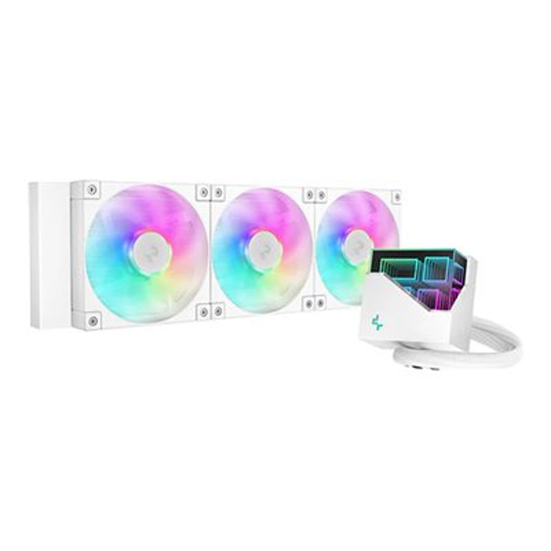 Deepcool LT360 WH ARGB — Liquid CPU cooler, Intel, AMD