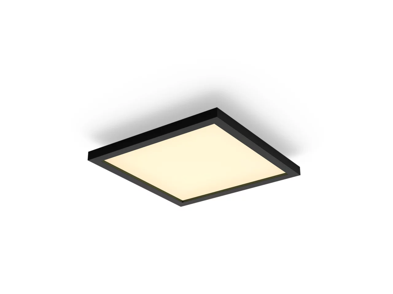 Philips Hue Aurelle square panel light, Black, 2200-6500 Hue White Ambiance