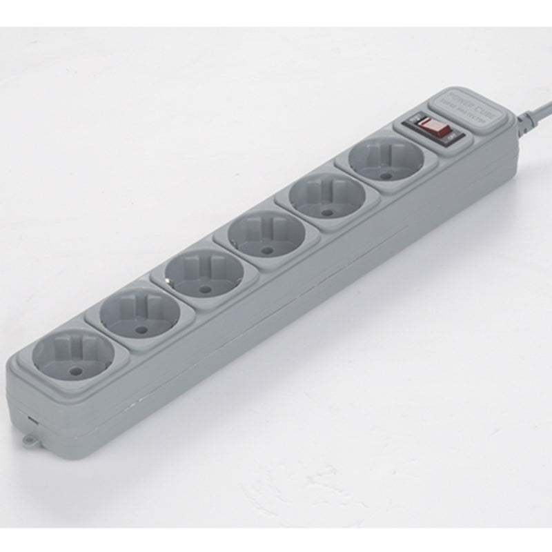 Gembird SPG6-B-6C, Sockets quantity 6, Surge protector
