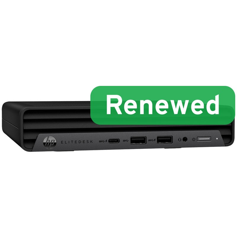 HP Renewed Grade A — EliteDesk 800 G6, Intel Core i5, i5-10500, 16 GB