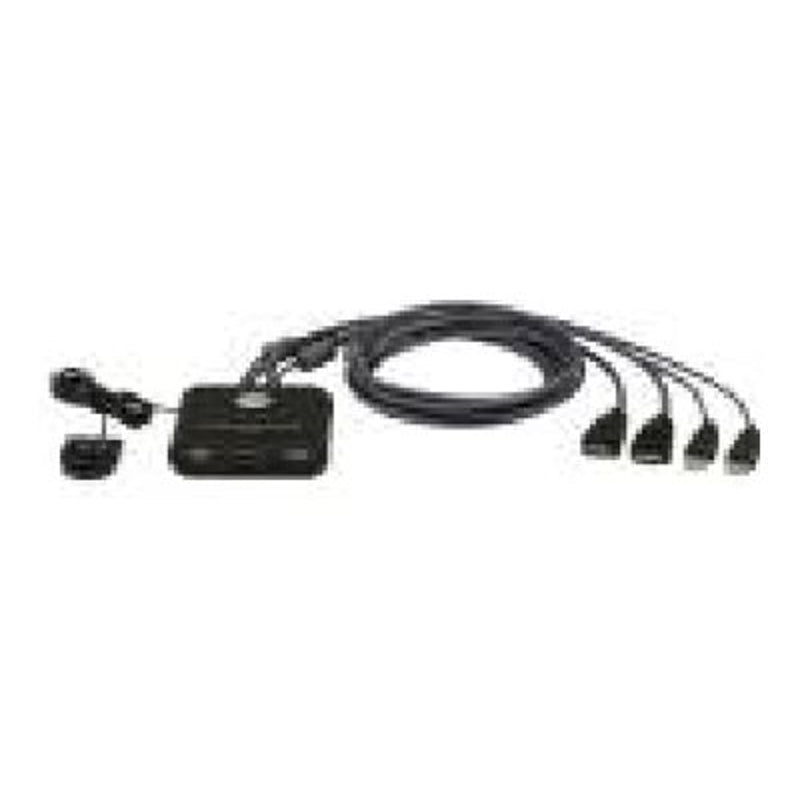 Aten CS22HF — 2-Port USB FHD HDMI Cable KVM Switch