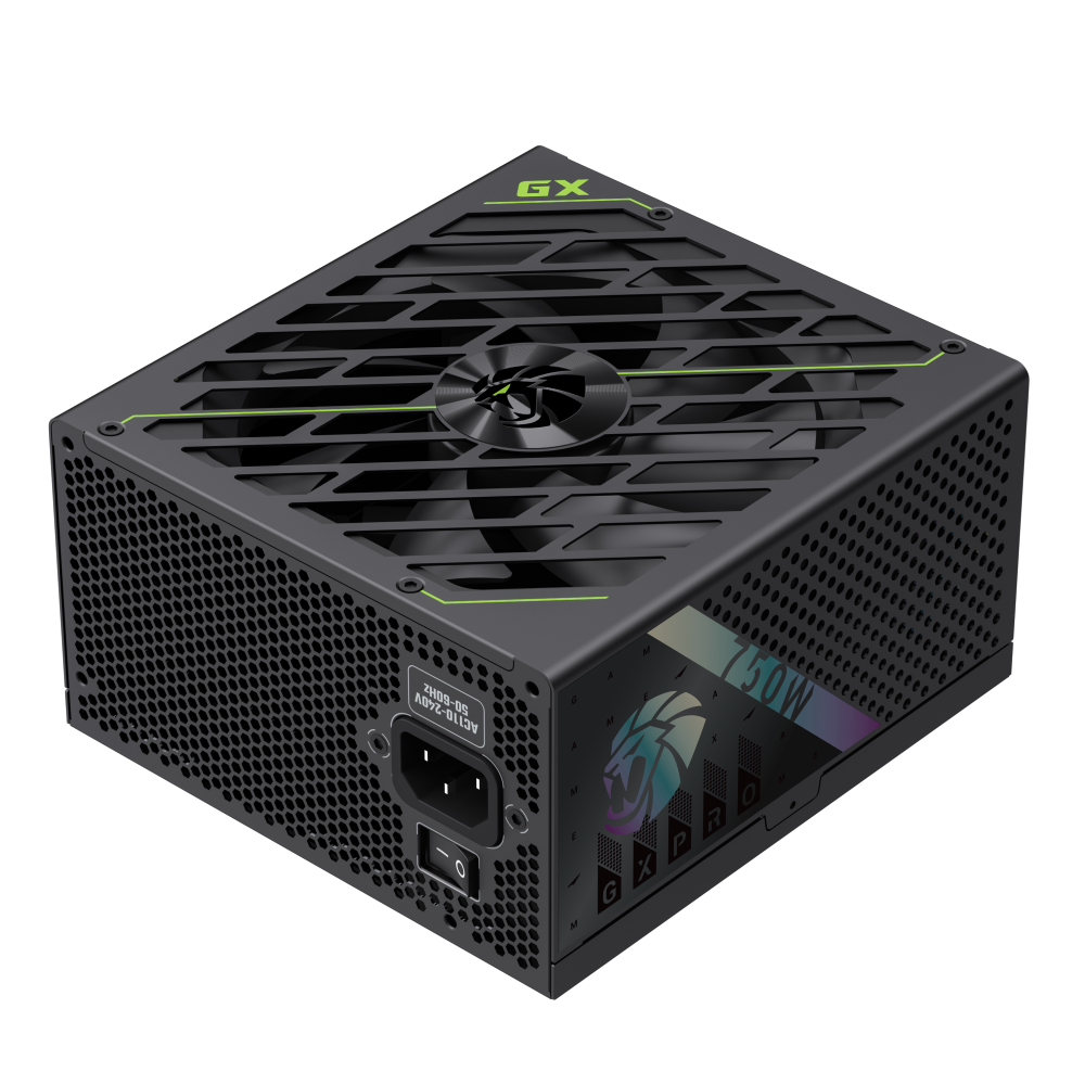 Gamemax PSU GX PRO 750G, 750 W, Gold, Modular