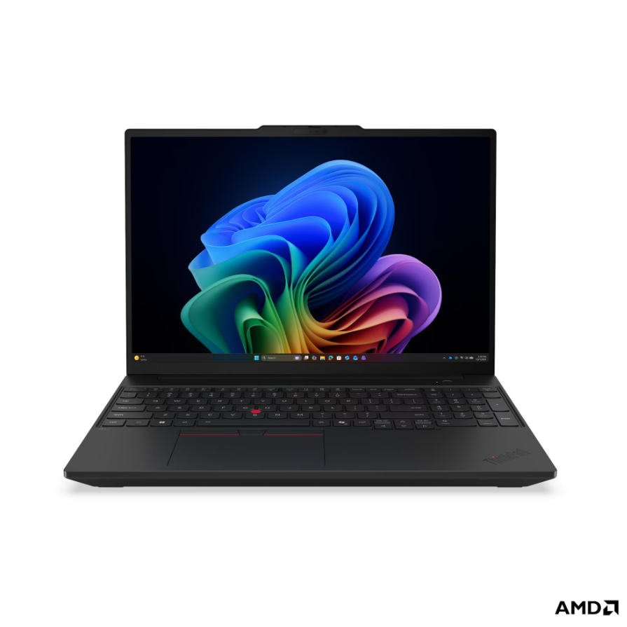 Lenovo ThinkPad T16 G5 AMD, Black, 16 ", IPS