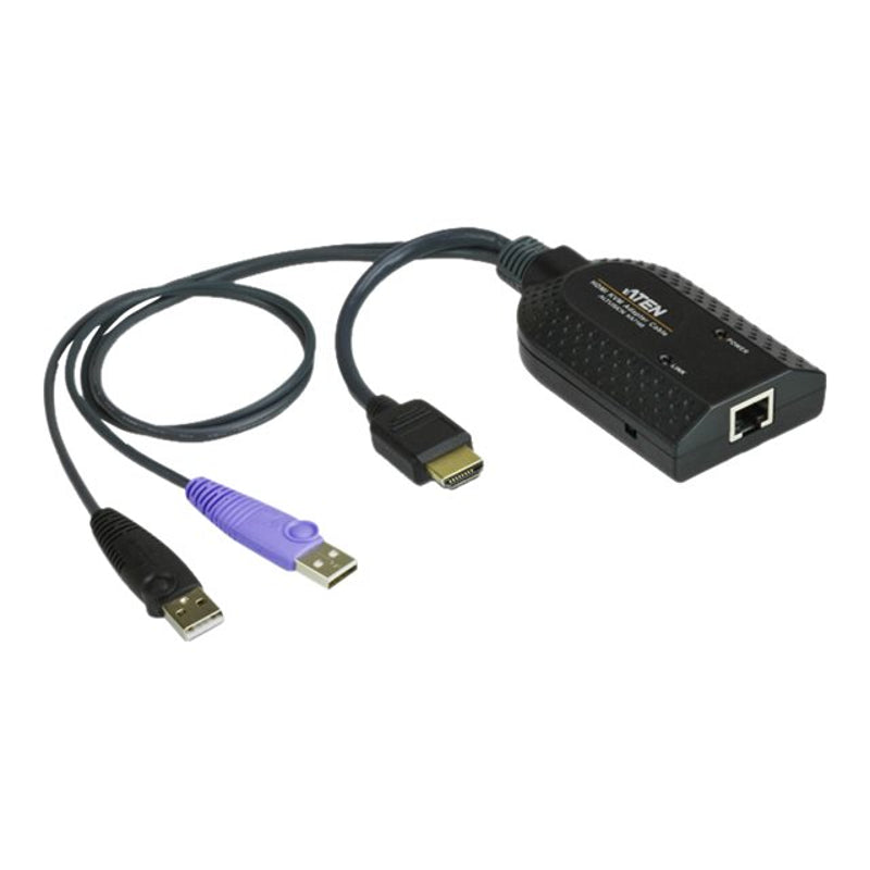 Aten USB HDMI Virtual Media KVM Adapter with Smart Card Support
