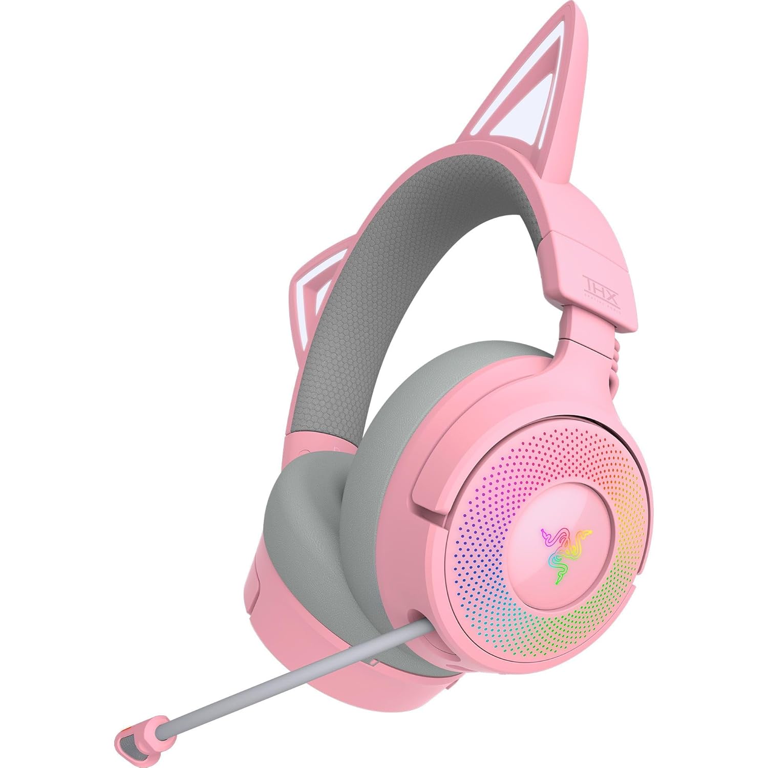 Razer Headset Kraken Kitty V3 Pro, Bluetooth, Over-Ear, Quartz
