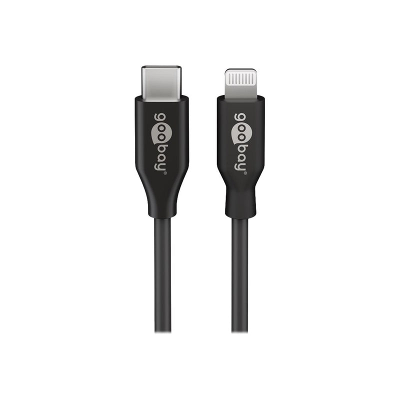 Goobay Lightning USB-C Charging and Sync Cable, Round cable