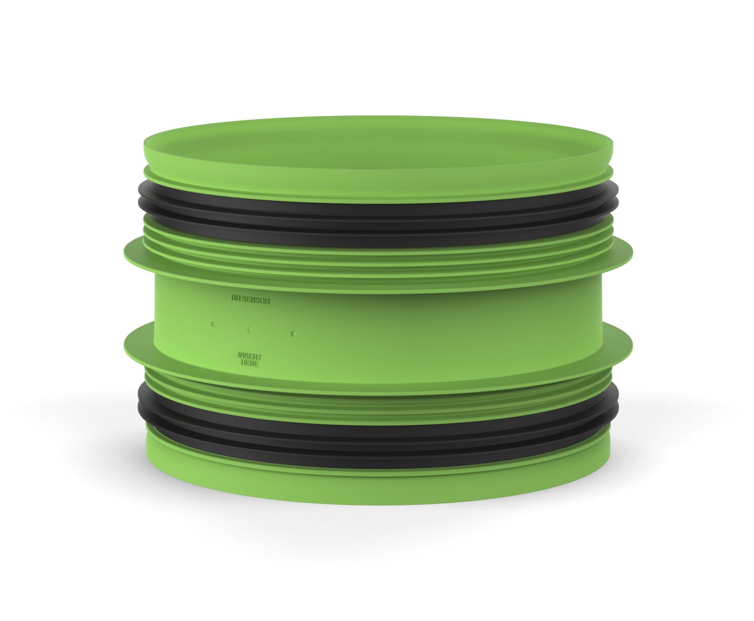 DUCO Connection Piece with Joint D180/D180 (M/M)