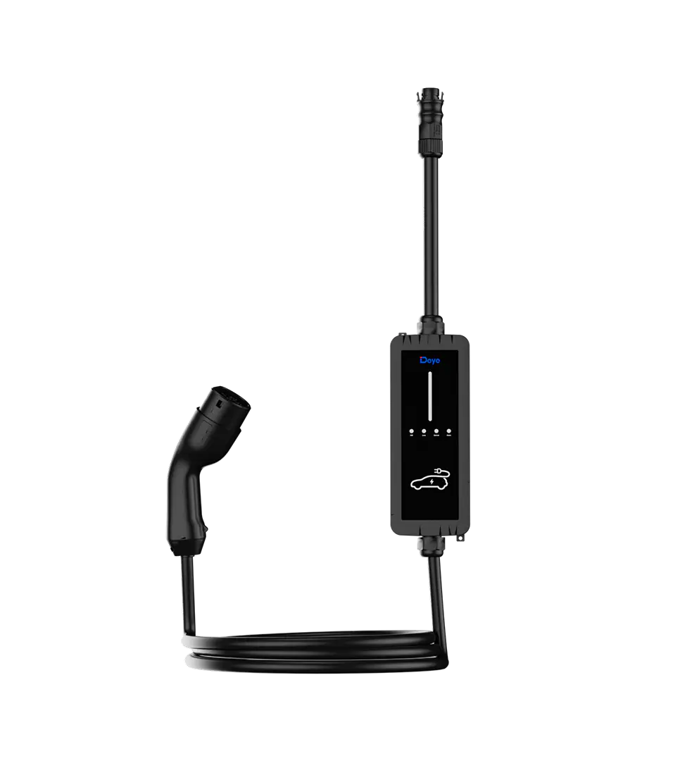 Deye SUN-EVSE22K01-EU-AC — EV Charger AC Three-Phase 400V, 22 kW, 4.2 m, Black