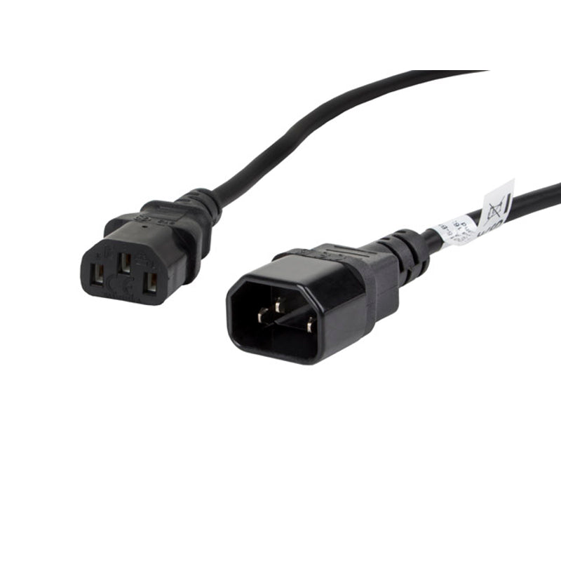Lanberg CA-C13E-11CC-0018-BK — IEC 320 C13 to C14 Cable