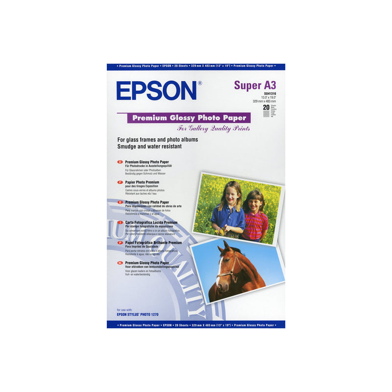 Premium Glossy Photo Paper A3, 250g/m2, 20 sheets