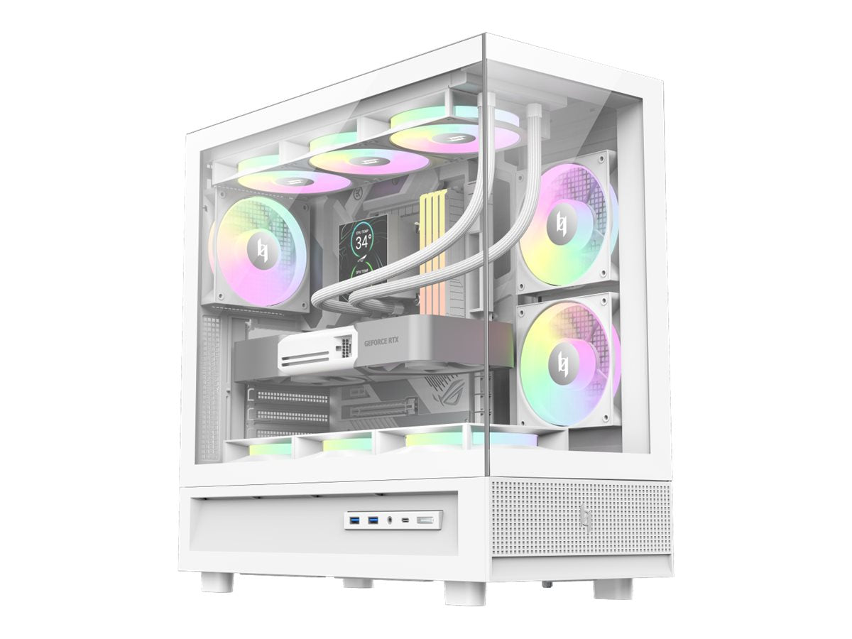 Gamemax Case NEX C51 WH, ATX/BTF