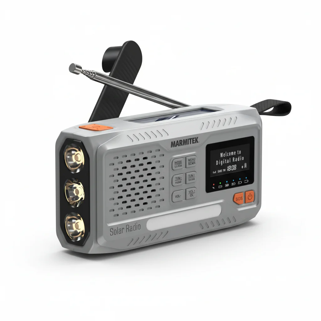 Marmitek RESQ 100 — Outdoor Radio, Gray