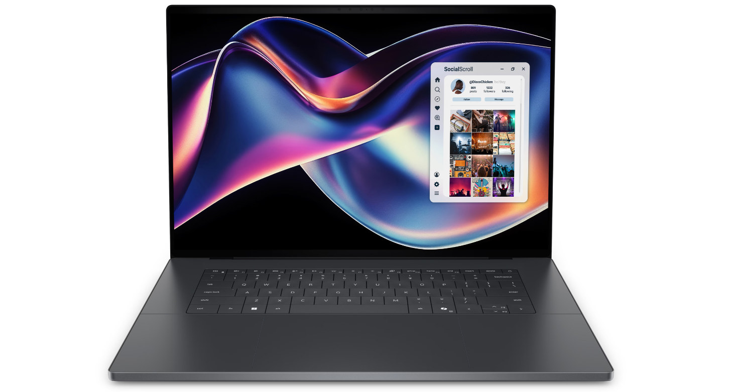 Dell XPS 16 DA16260, Graphite, 16 ", OLED