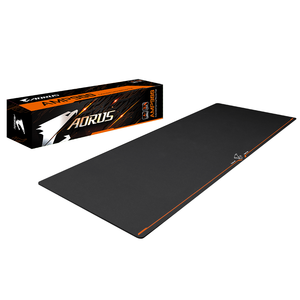 Gigabyte AMP900, Gaming mouse pad, 900 x 360 x 3 mm, Black
