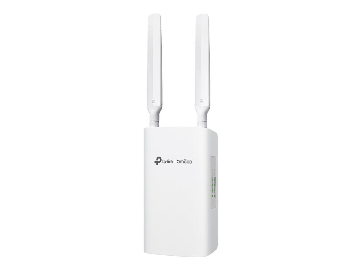TP-LINK ER703WP-4G-Outdoor — Omada 4G+ Cat6 AX3000 Wi-Fi 6 Outdoor/Indoor Gateway, Management, Wall-mountable