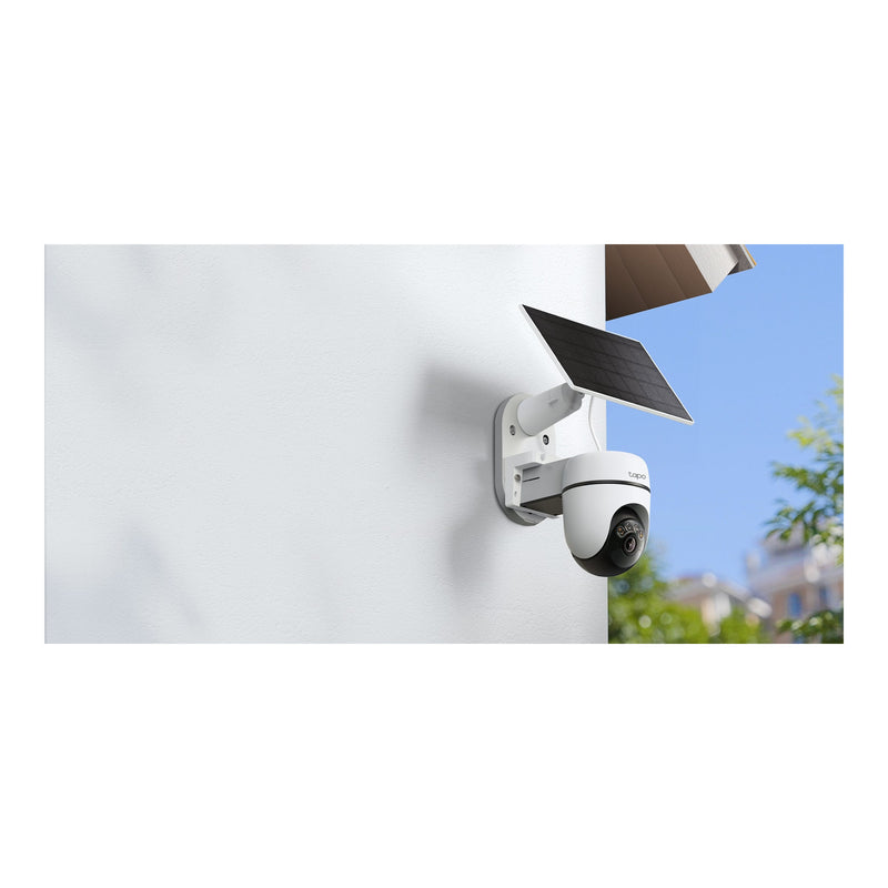 TP-LINK TC90 KIT — Solar-Powered Pan/Tilt Security Camera Kit, 3 MP, 4mm/F1.6, MicroSD Card Up to 512 GB